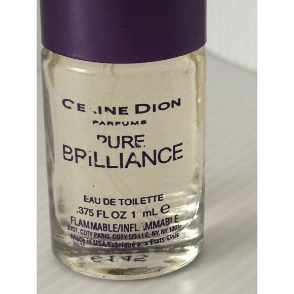 Celine Dion Pure Brilliance EDP 11ml 0.34oz Discontinued Rare Women's Perfume - Picture 3 of 4
